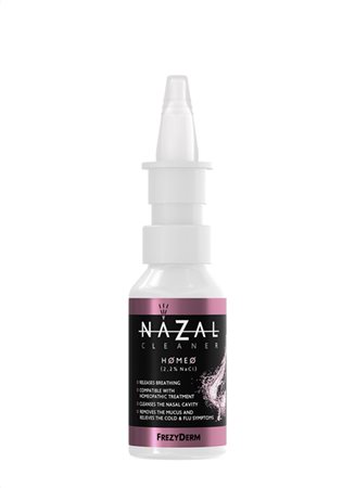 Frezyderm Nazal Cleaner Homeo 30ml - Ρινικό Σπρέι κατάλληλο για Ομοιοπαθητική